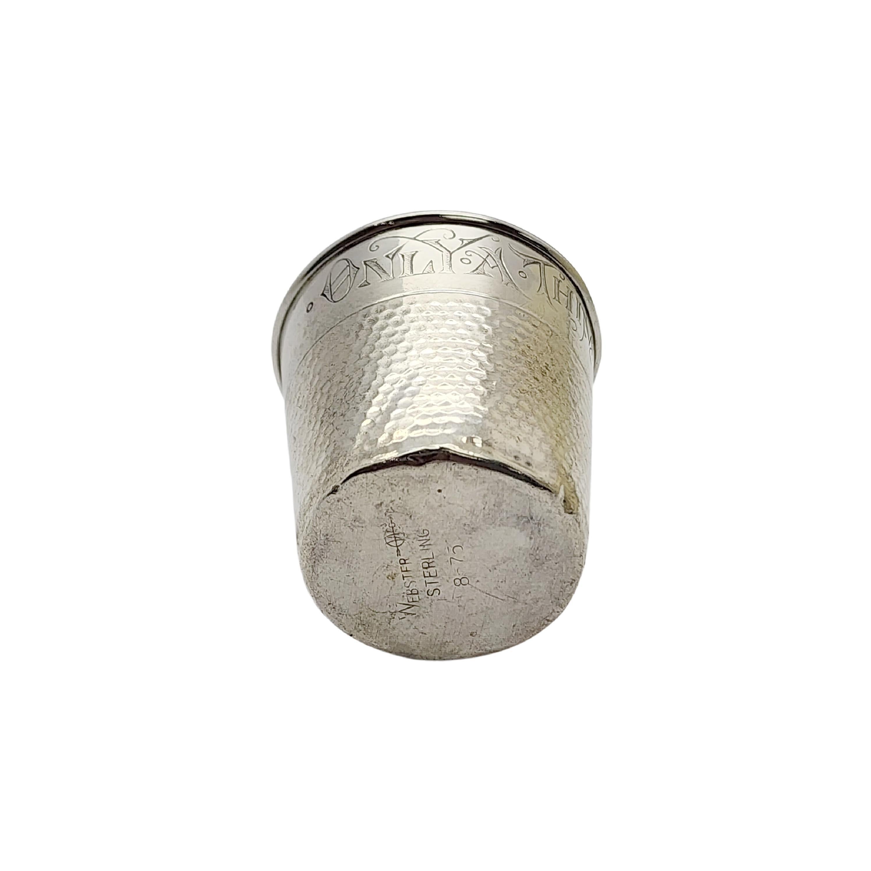 Webster Co Sterling Silver 