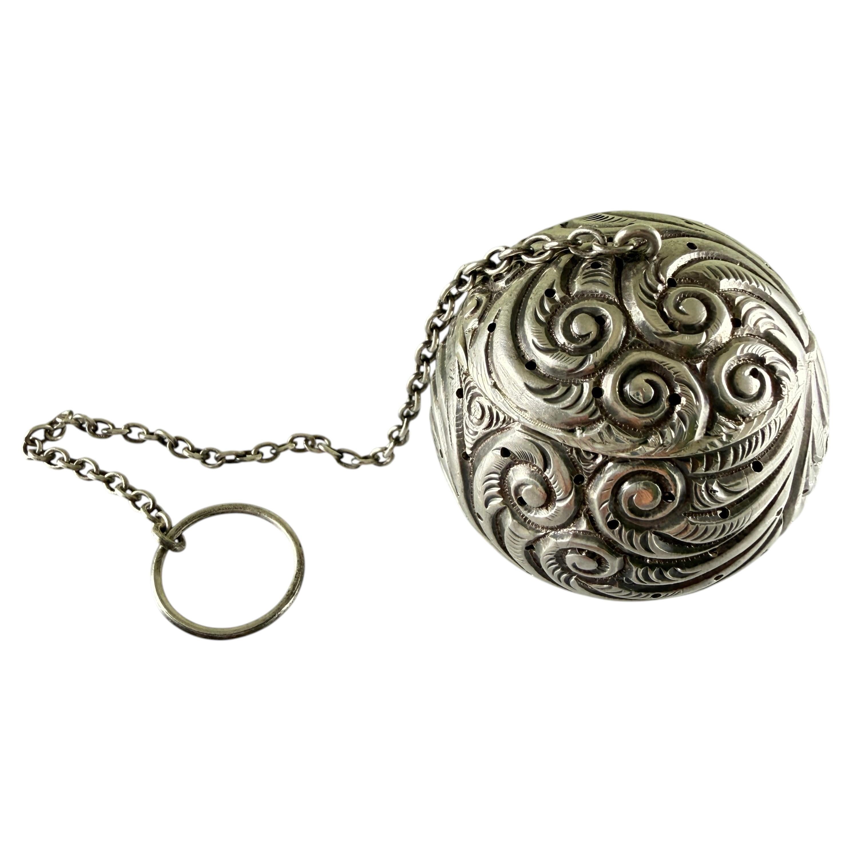 Webster Estate Sterling Silver Tea Ball Infuser