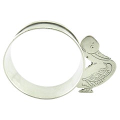 Webster Sterling Silver Duck Napkin Ring