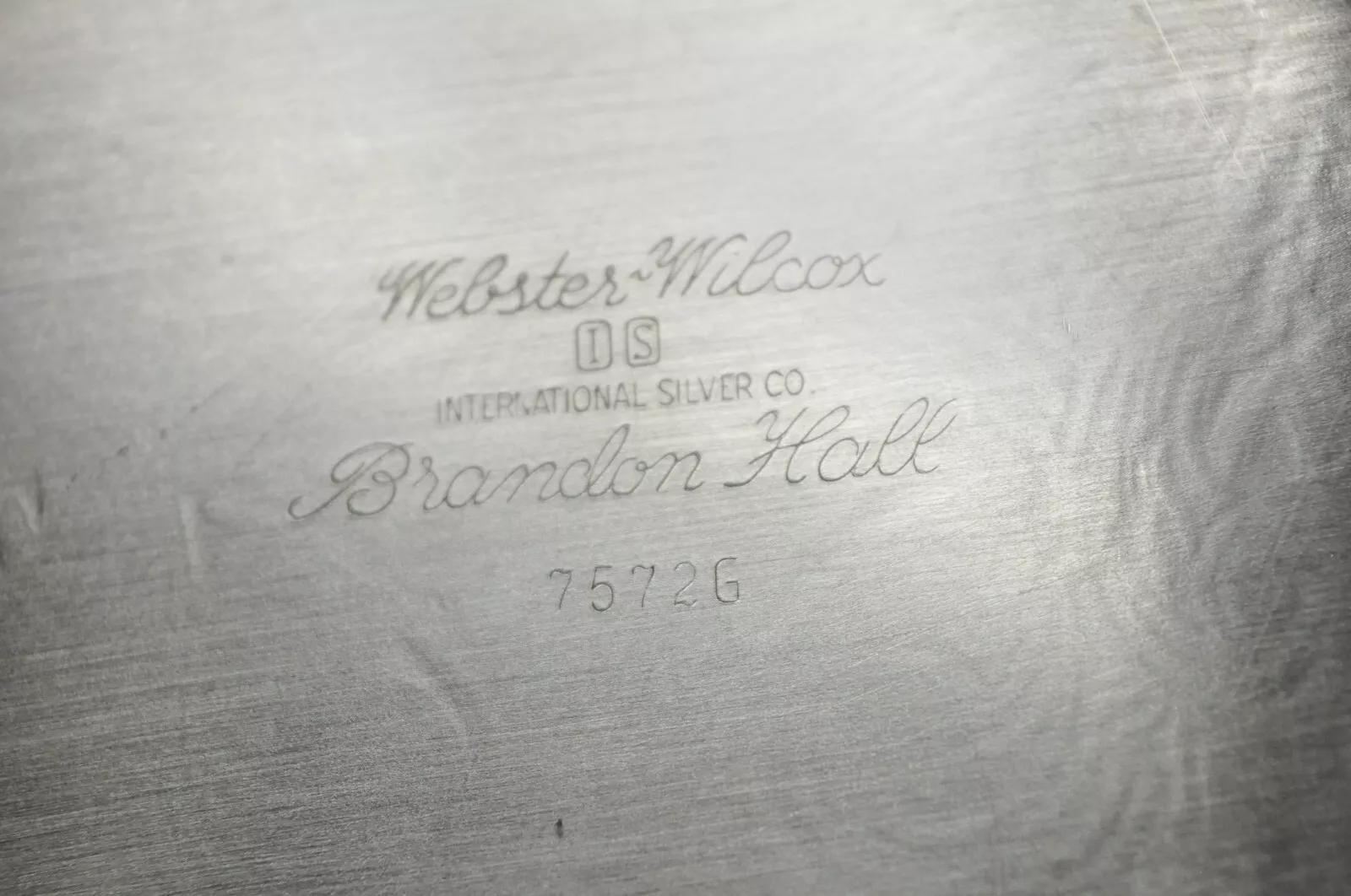 Webster Wilcox International Silver Brandon Hall 7572G 15