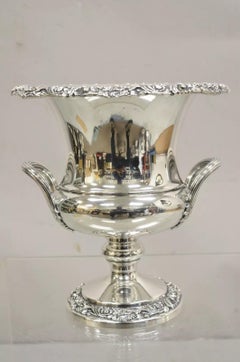 Webster Wilcox International Silver Co Silver Plate Trophy Cup Champagne Chiller