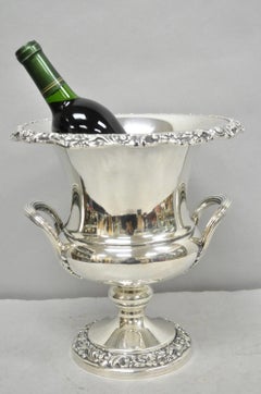 Webster Wilcox International Silver Plated Trophy Cup Champagne Chiller Bucket