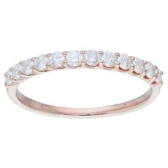 Wedding Band 1981 Classic Collection Ring: 0.5 ctw Diamond in 14K Rose Gold