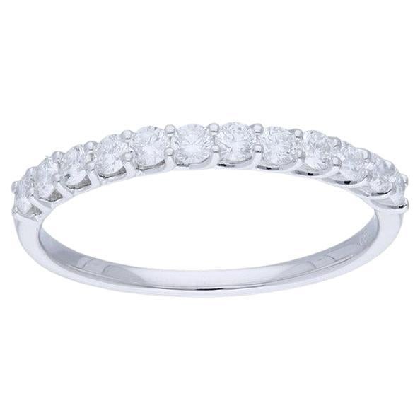 Wedding Band 1981 Classic Collection Ring: 0.5 ctw Diamond in 14K White Gold