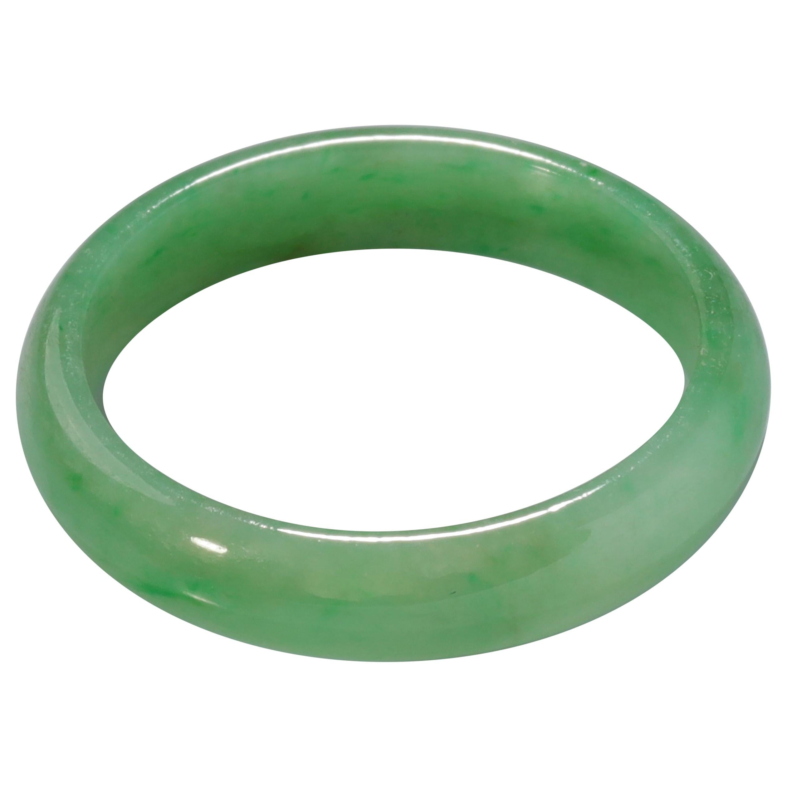 Wedding Band Carved from Jade
