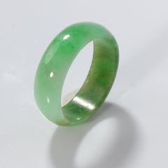 Wedding Band Carved from Jade