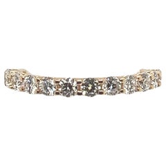 Wedding Band in 18 ct Yellow Gold with 0.870 ct Diamonds