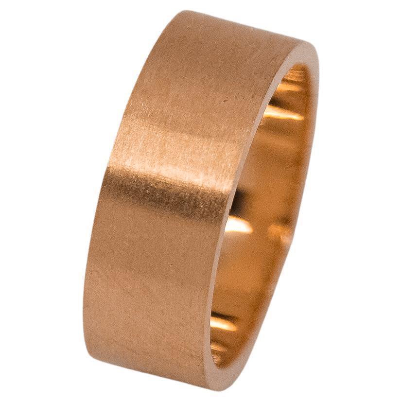 For Sale:  Wedding Band Ring in 18kt Rose Gold 2