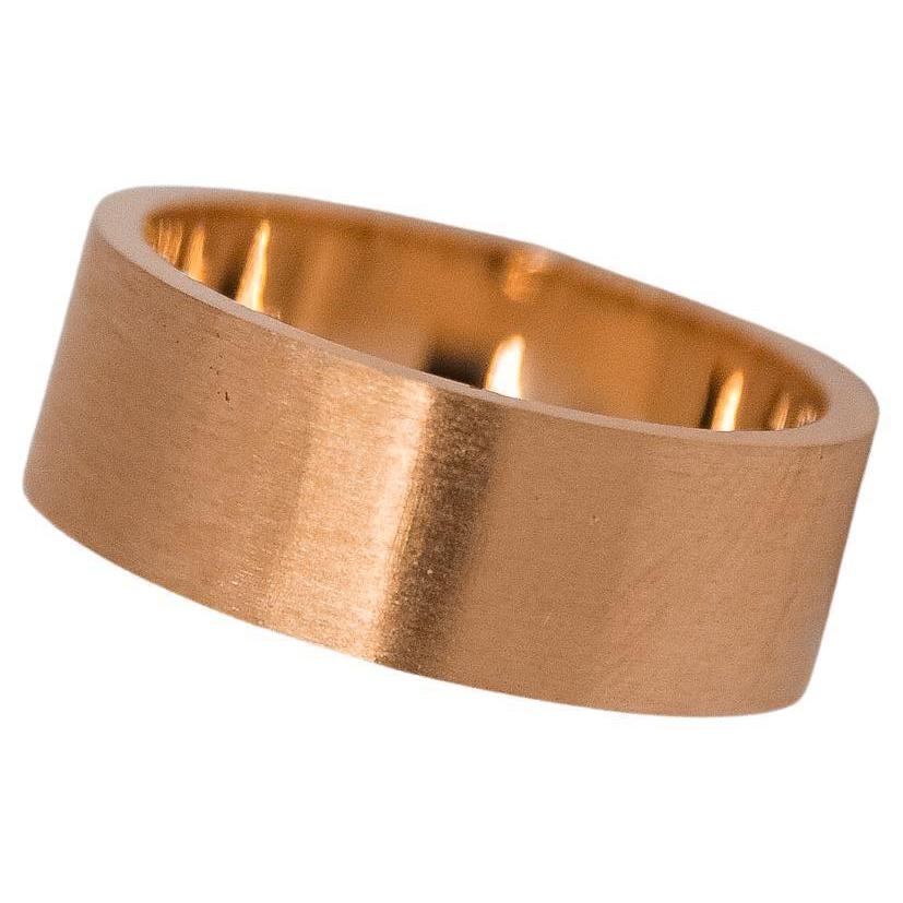 For Sale:  Wedding Band Ring in 18kt Rose Gold 3