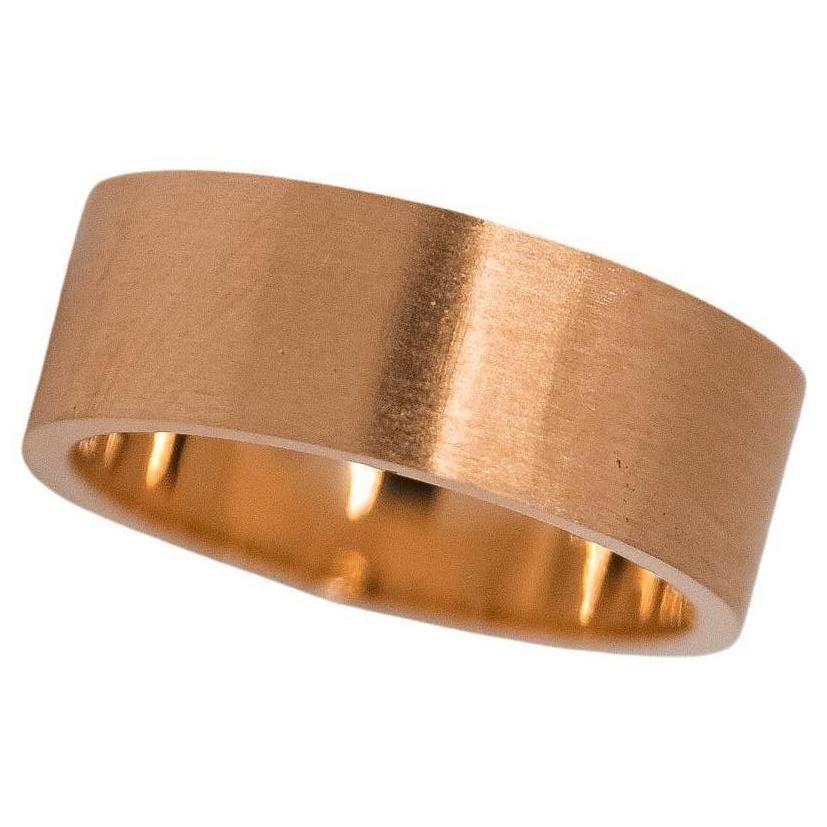 For Sale:  Wedding Band Ring in 18kt Rose Gold 4