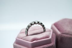 Wedding band like no other PLATINUM 1.50ct VS diamonds F color diamond eternity