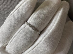 Wedding band marquise style diamond ring 18KT diamond ring 0.35ct size 6.25