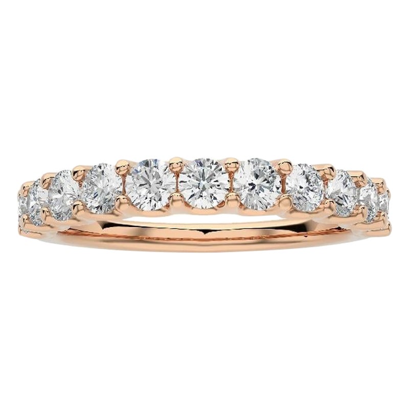 Ehering 1981 Classic Kollektion: 0,9 Karat Diamanten in 14K Rose Gold