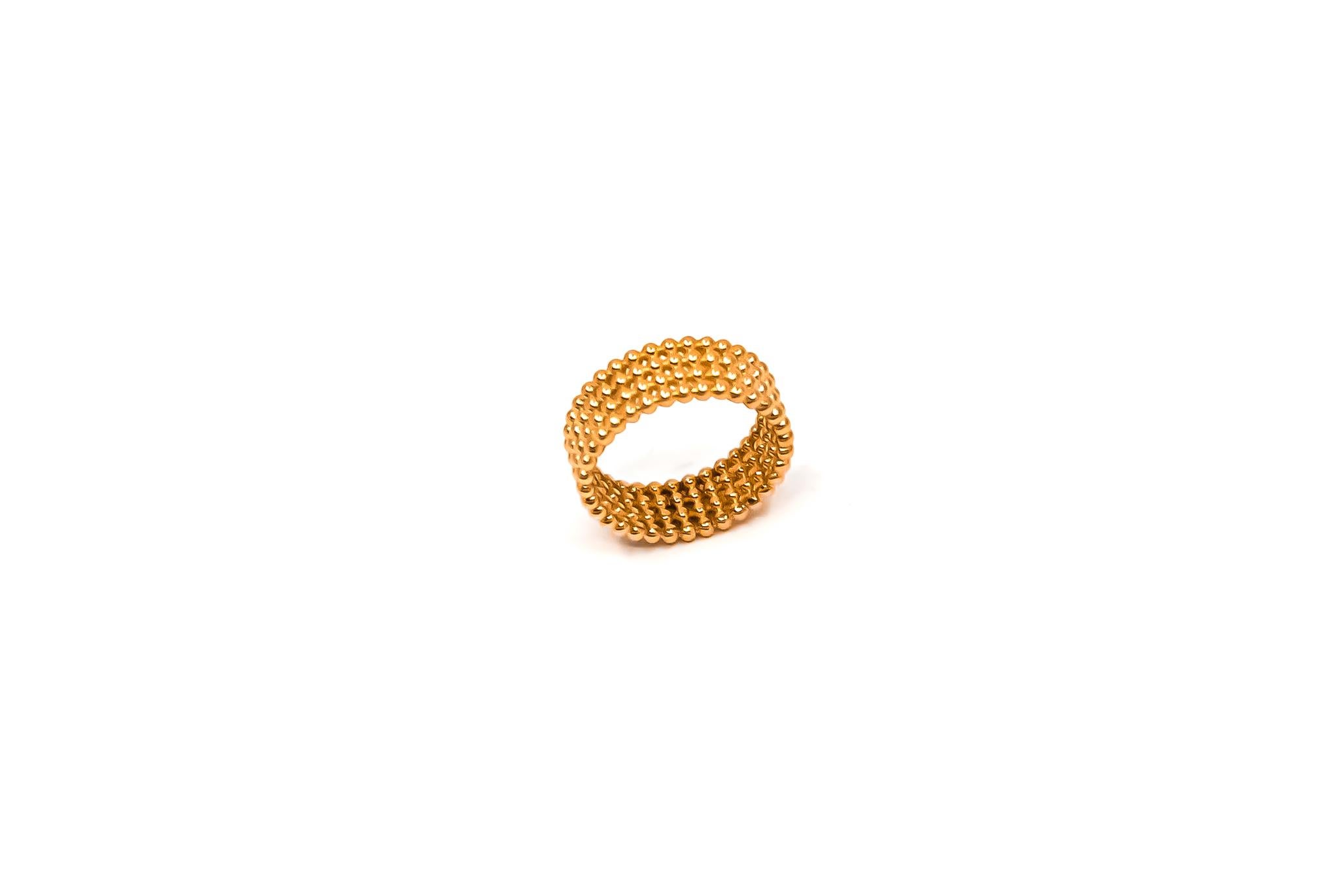 For Sale:  Wedding Band Ring in 18kt Rose Gold by Mohamad Kamra 4
