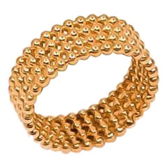 Wedding Band Ring in 18kt Rose Gold by Mohamad Kamra