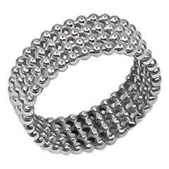 Wedding Band Ring in Platinum by Mohamad Kamra