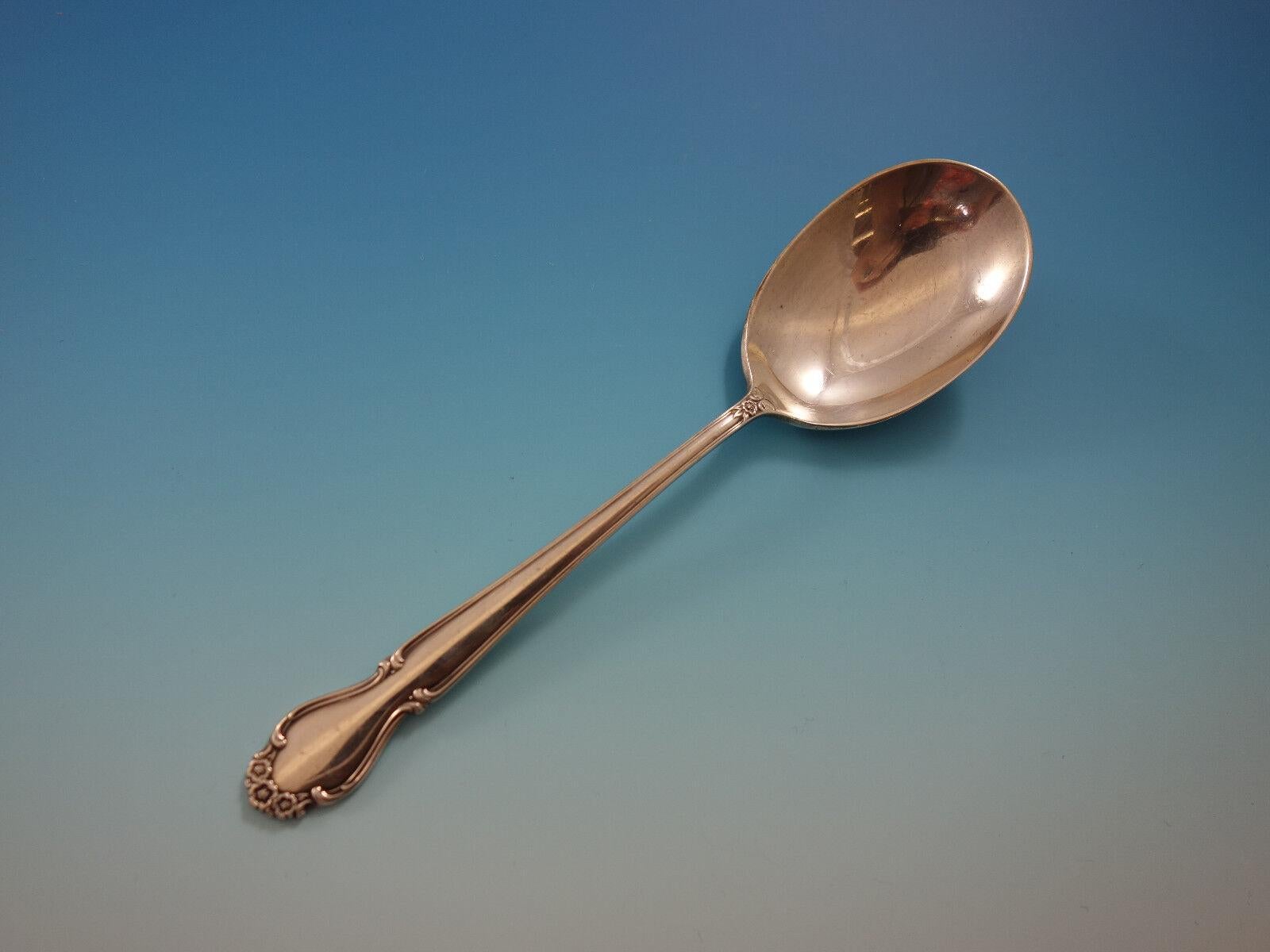 Hochzeitsglocken von Intl Rogers Sterling Silber Besteck Set für 8 Personen 59 Stück im Angebot 3