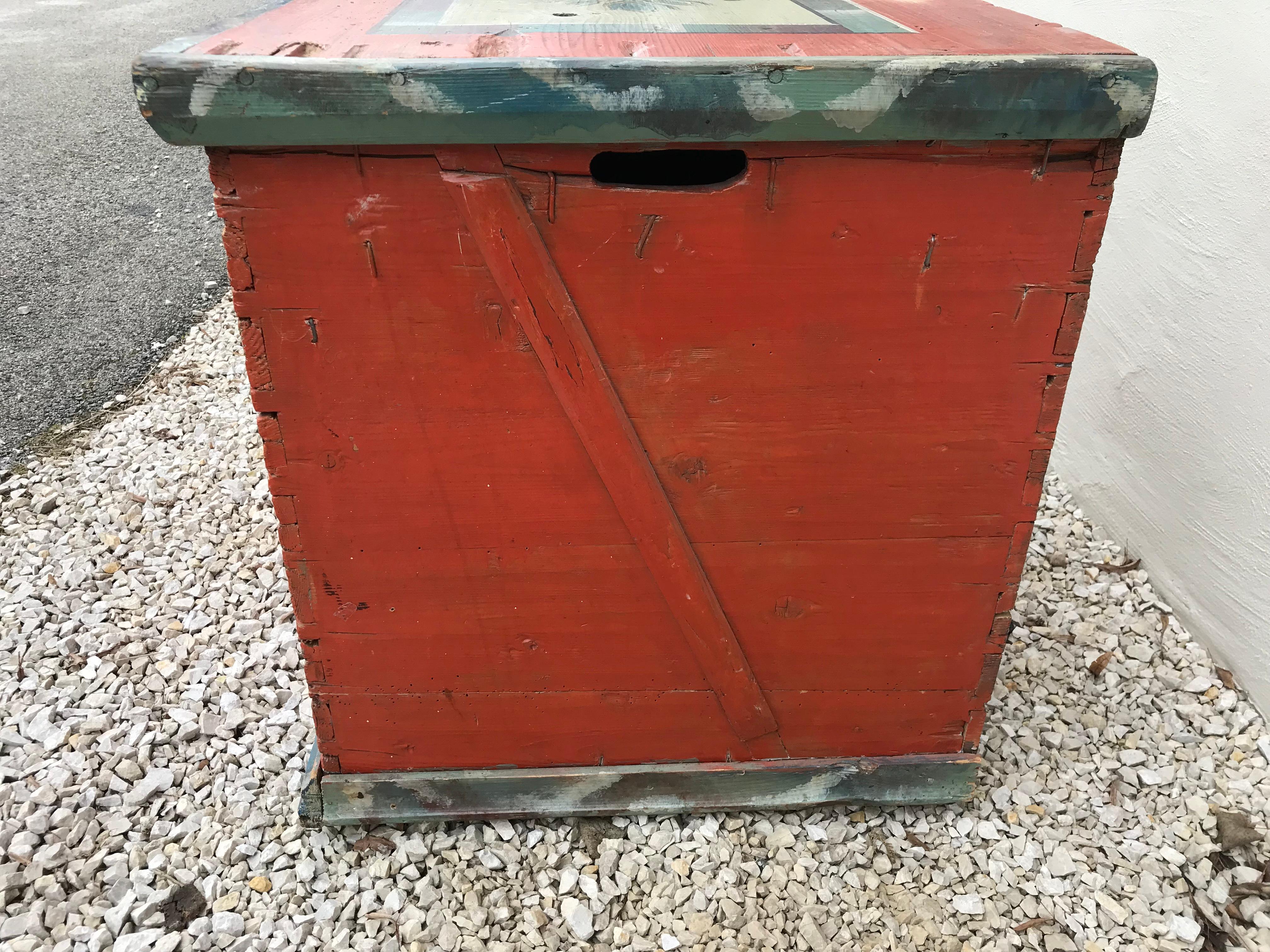 Czech  wedding chest  For Sale