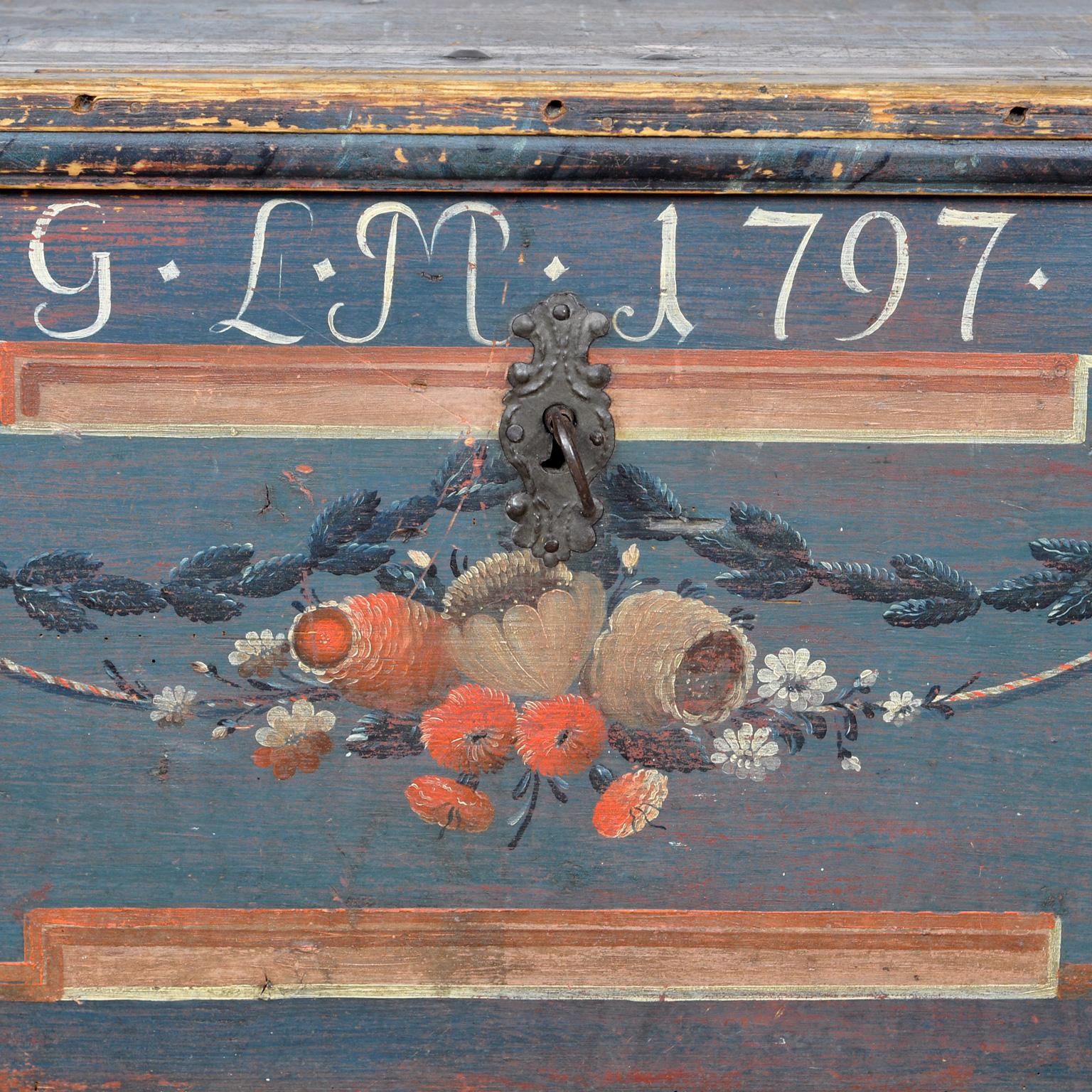 Wedding Chest From 1797 For Sale 10