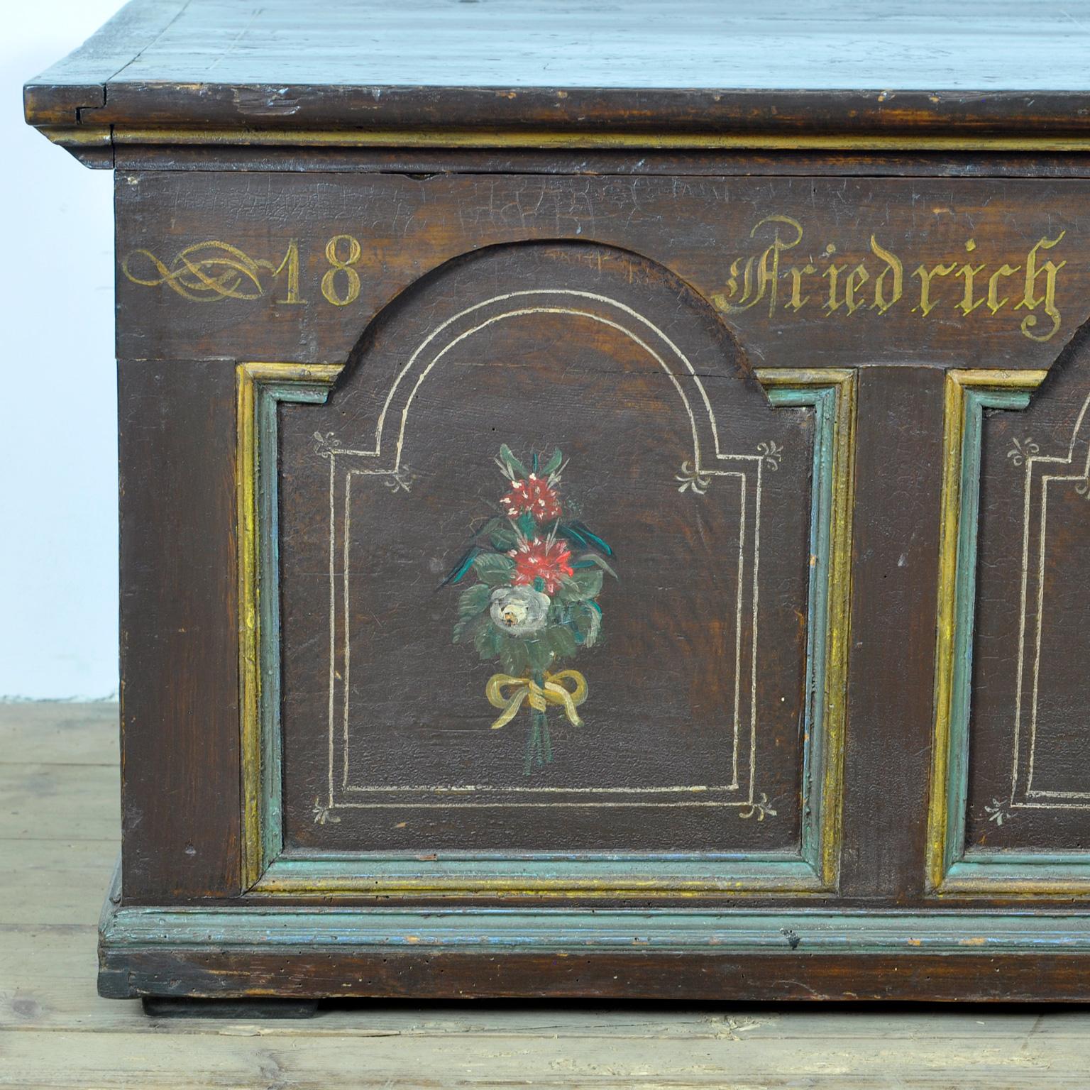 Wedding Chest From 1802 For Sale 3