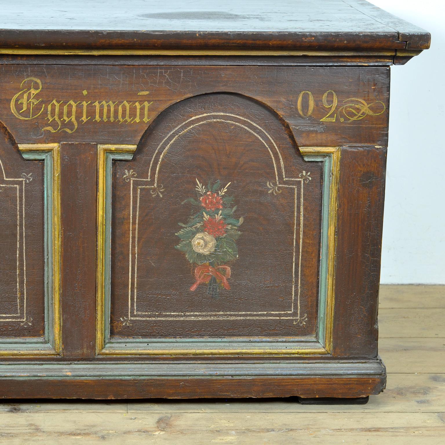 Wedding Chest From 1802 For Sale 4