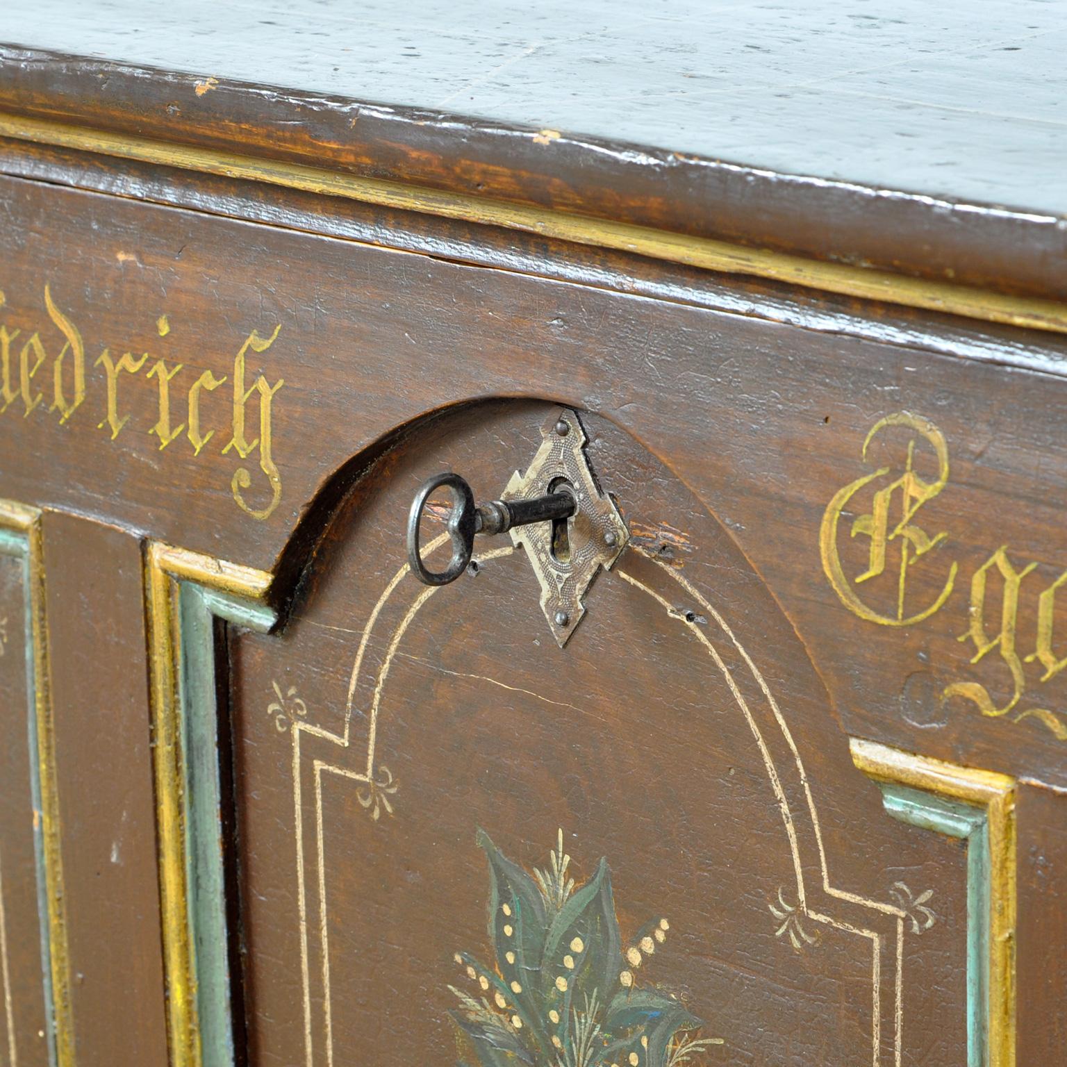 Wedding Chest From 1802 For Sale 5