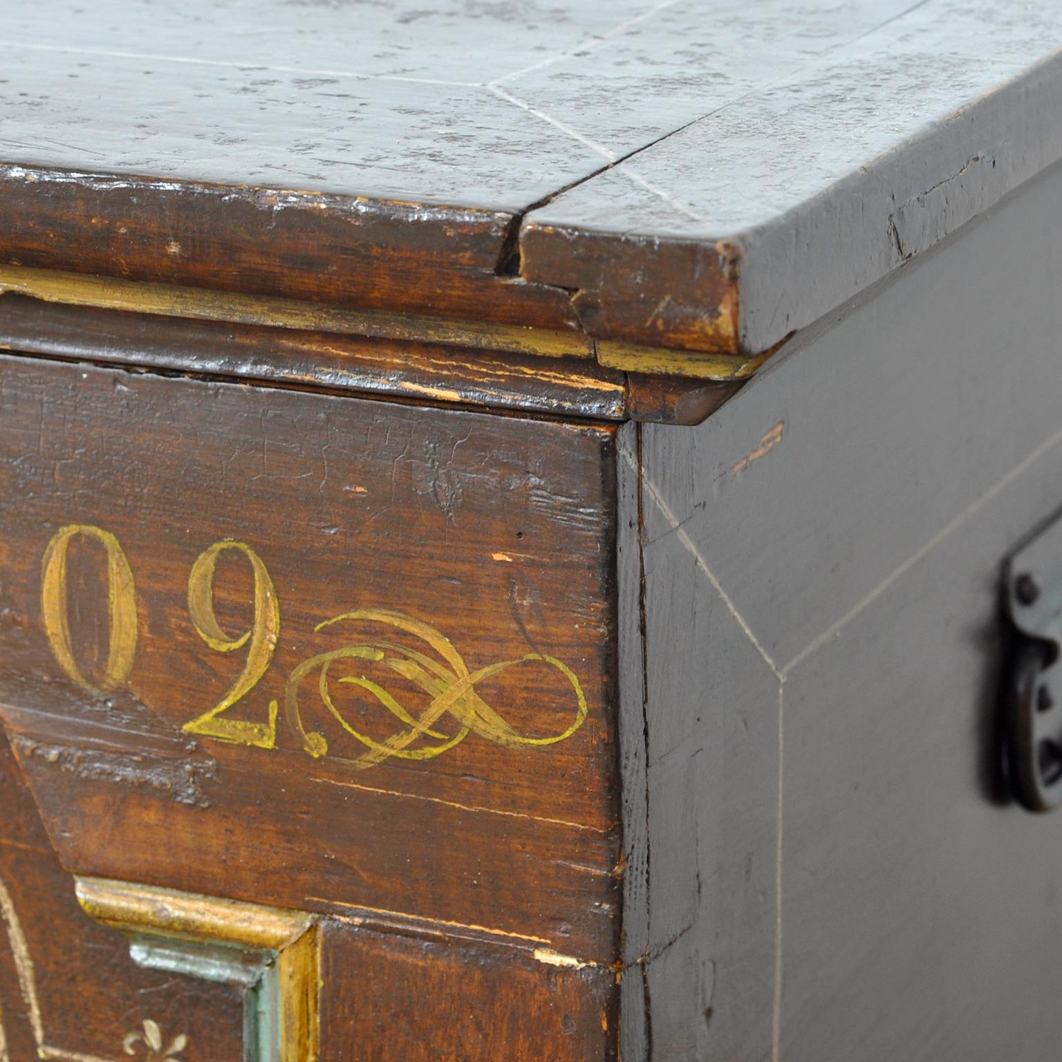 Wedding Chest From 1802 For Sale 6