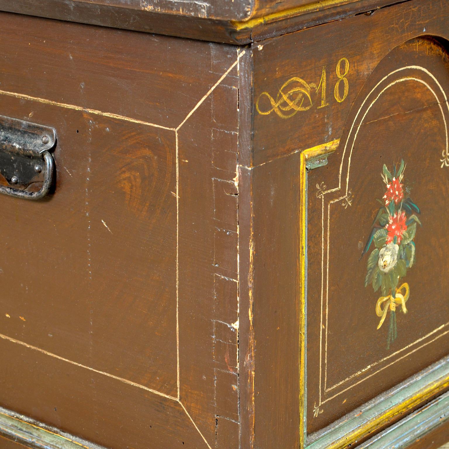 Wedding Chest From 1802 For Sale 8