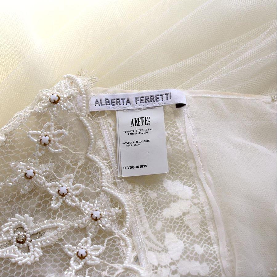 Gray Alberta Ferretti Wedding dress size S For Sale