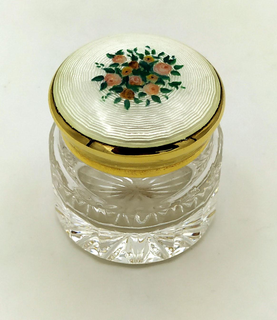 small silver containers