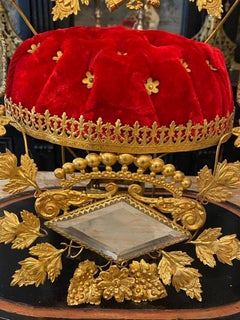 Wedding Memento Glass Display Case-1900 France