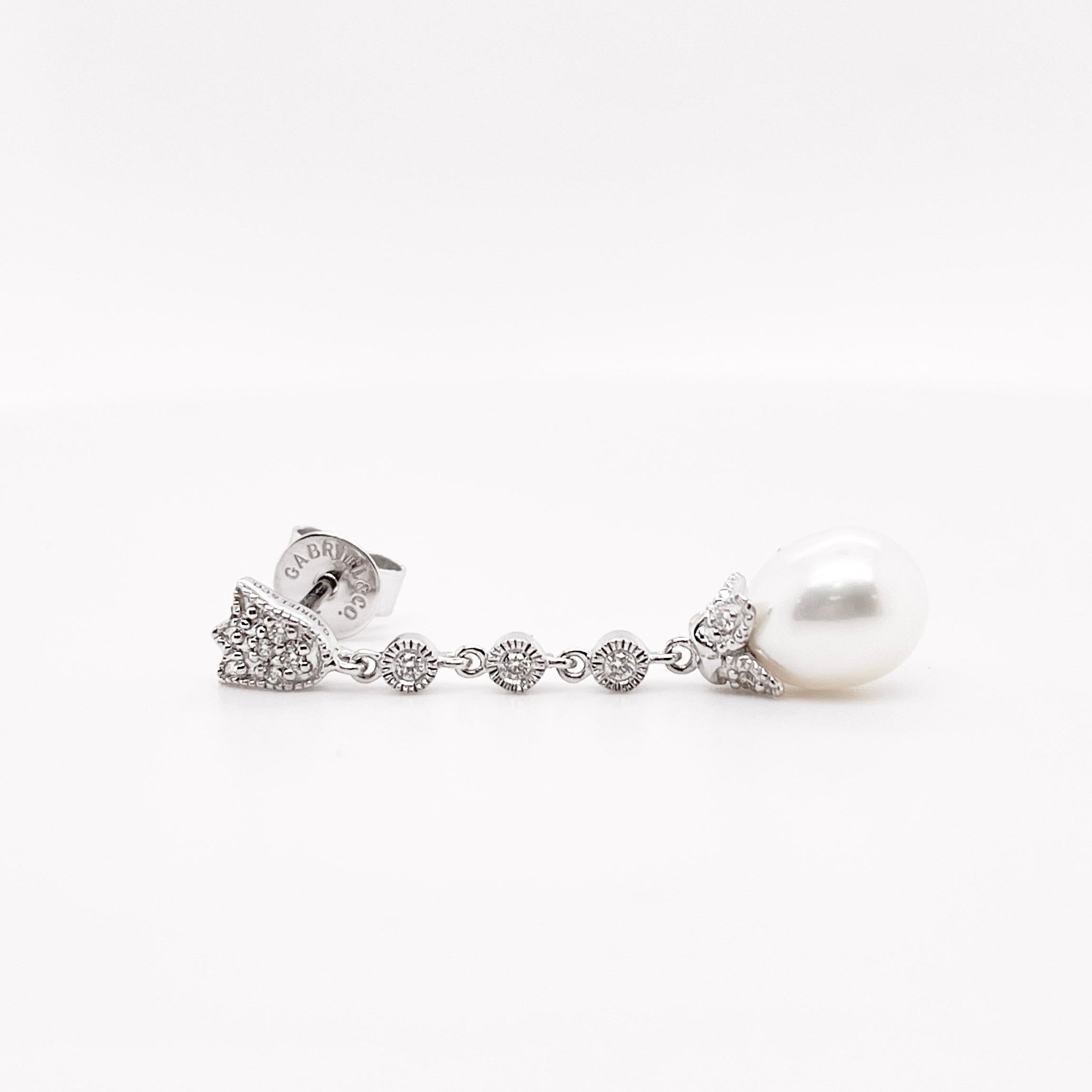 pearl dangle earrings wedding