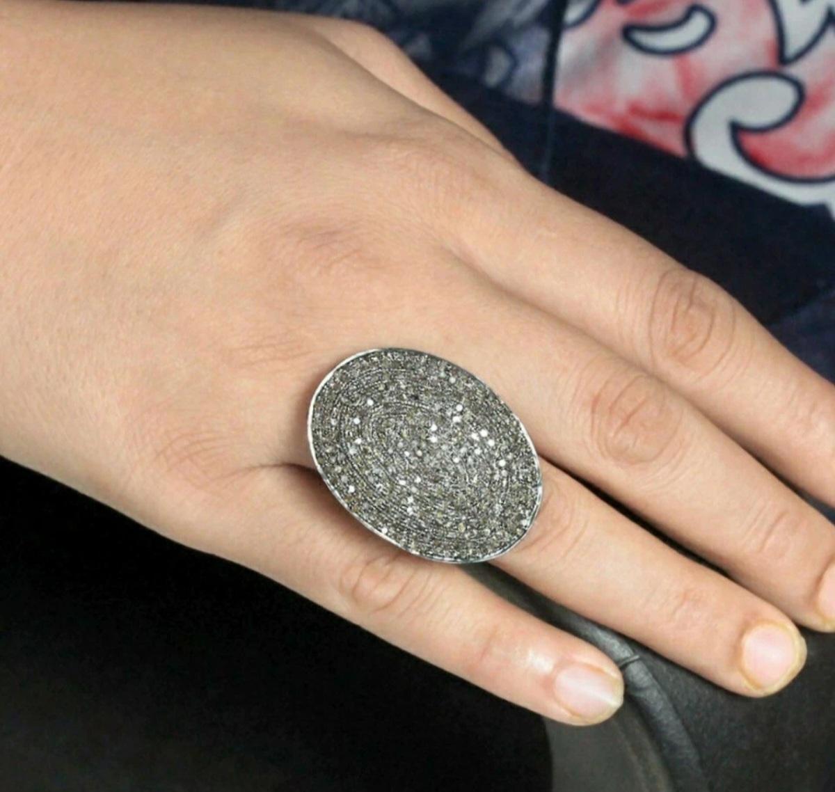 Alianza de boda Anillo de diamantes con pavé de 2,50 ct Plata de ley 925 Anillo de diamantes para ella Art Decó en venta