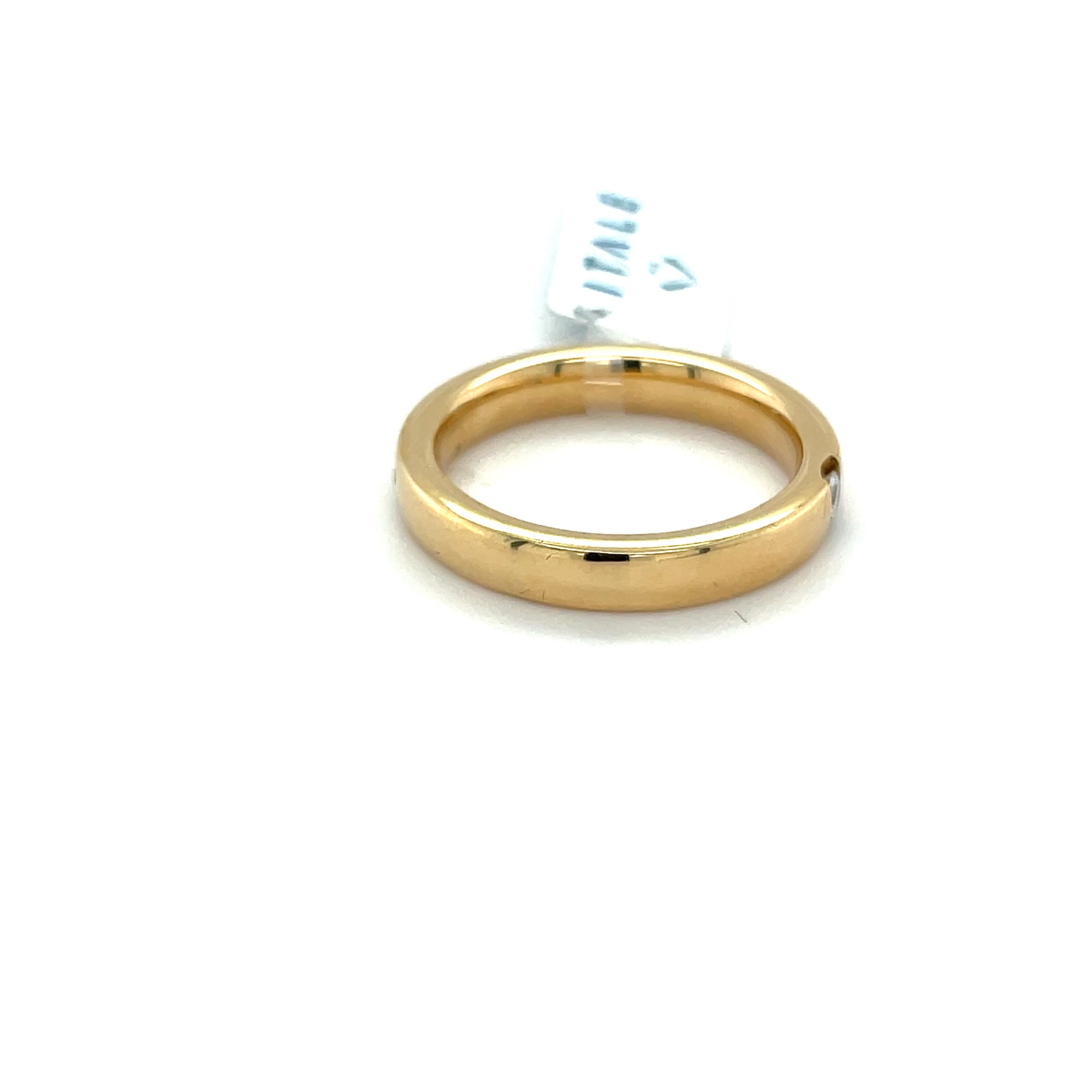 Contemporary Wedding Ring For Sale