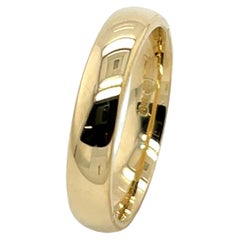 Wedding Ring in 18ct Yellow Gold 3.8mm Court Shape  4.89g
