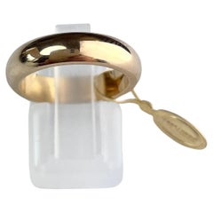 Contemporary Wedding Ring Unoaerre 18 Karat Yellow Gold Customizable