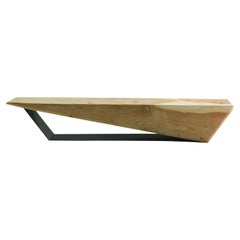 Banc à plateau compensé Boyan Grigorov contemporain en cèdre naturel fabriqué en Italie Riva1920