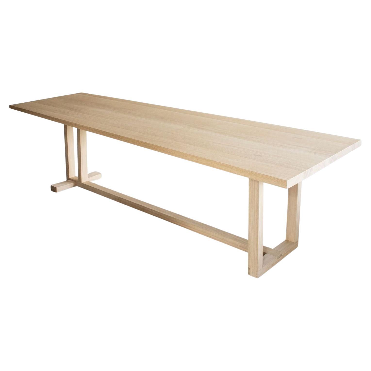 Wedge Dining Table by Van Rossum For Sale
