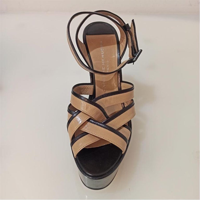 Rodolphe Menudier Wedge sandal size 39 For Sale at 1stDibs
