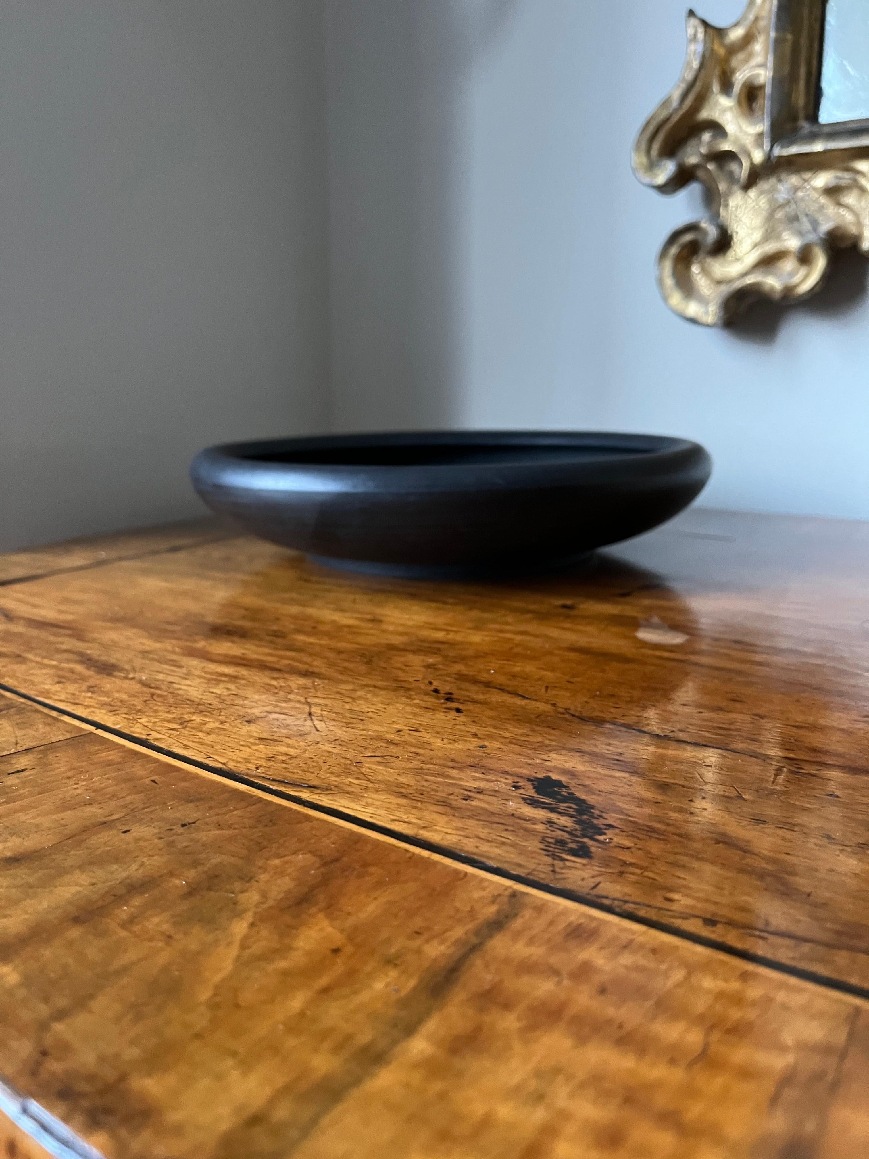 European Wedgewood black basalt bowl 