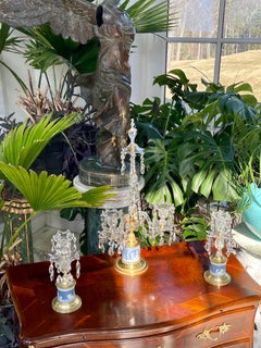 A Set of 3 Wedgewood Candelabra