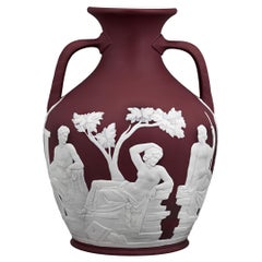 Portland Vase aus Wedgewood Crimson Jaspisware