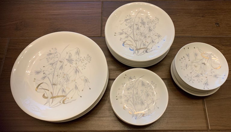 Wedgewood England Bone China 65 Piece Service for White and Hand