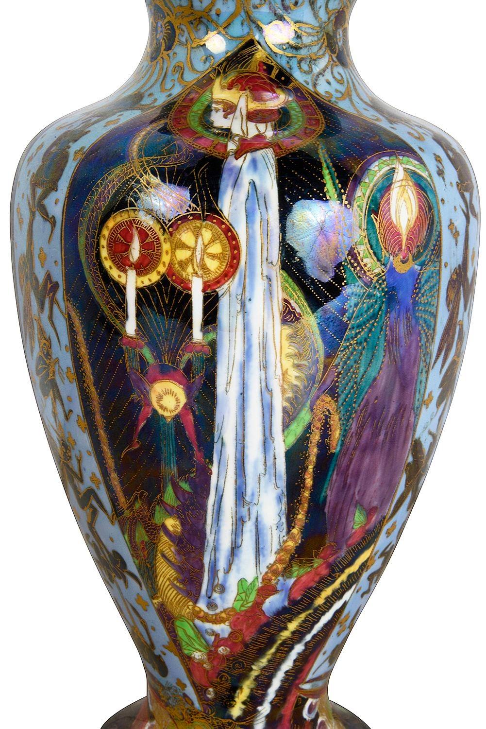 Porcellana Vaso Wedgewood Fairy Lusta, 1920 in vendita