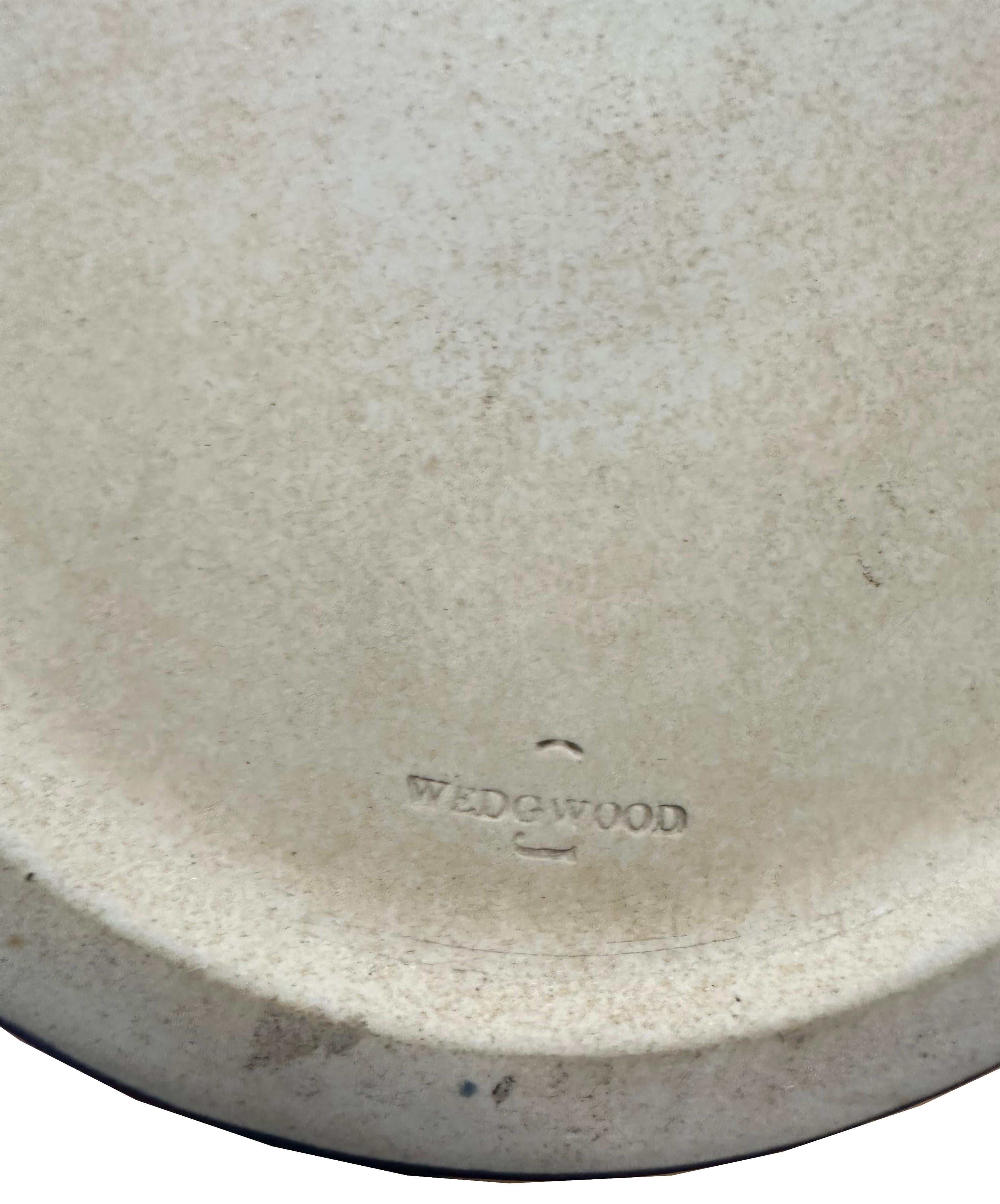 Caffettiera Wedgewood Jasperware blu e bianca in vendita 1