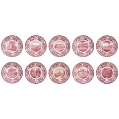 Antique Wedgewood Massachussets Institute of Technology Plates
