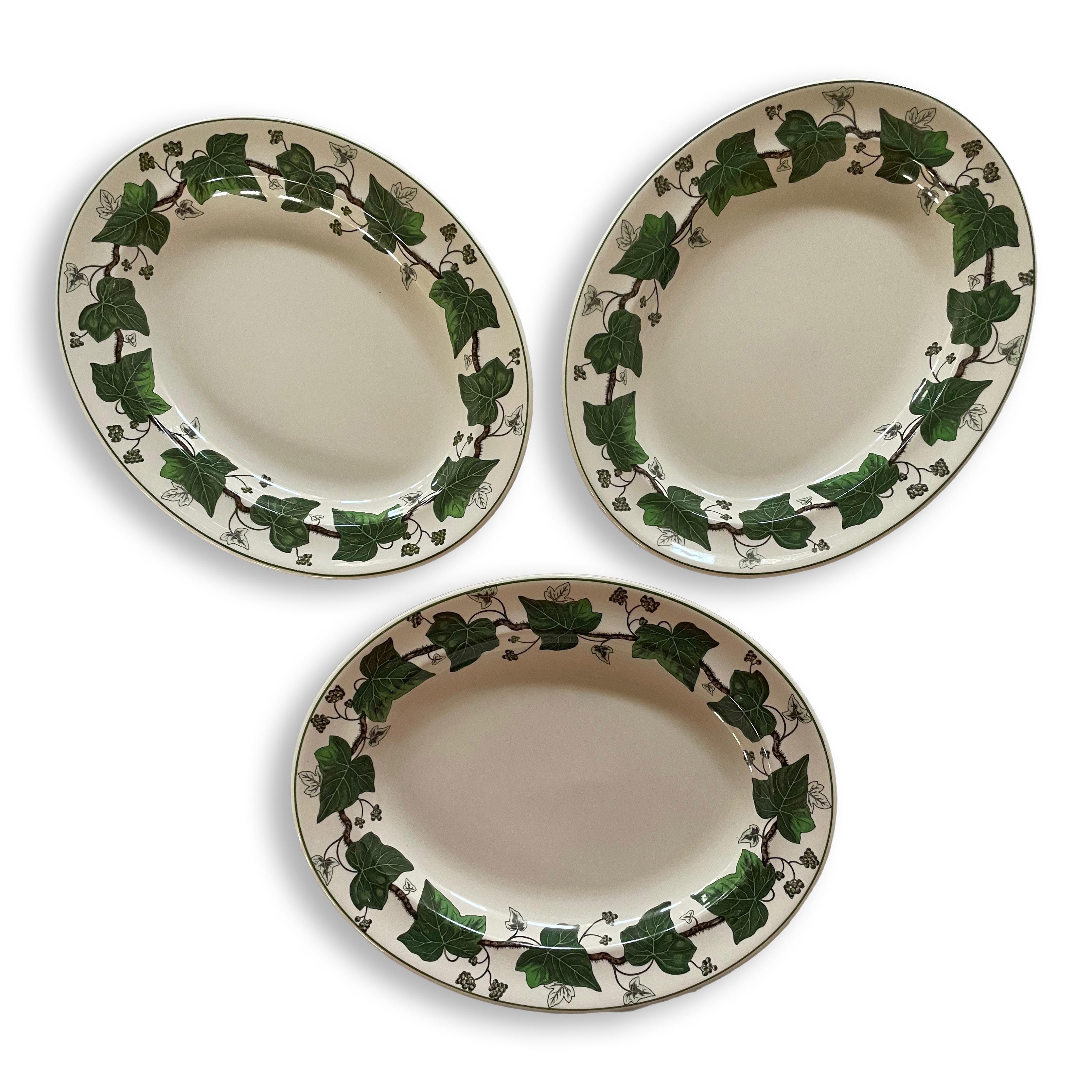 Lovely Wedgewoos pattern Napolean Ivy, after dinnerware produced for Napolean during his reign. Set includes:

8
