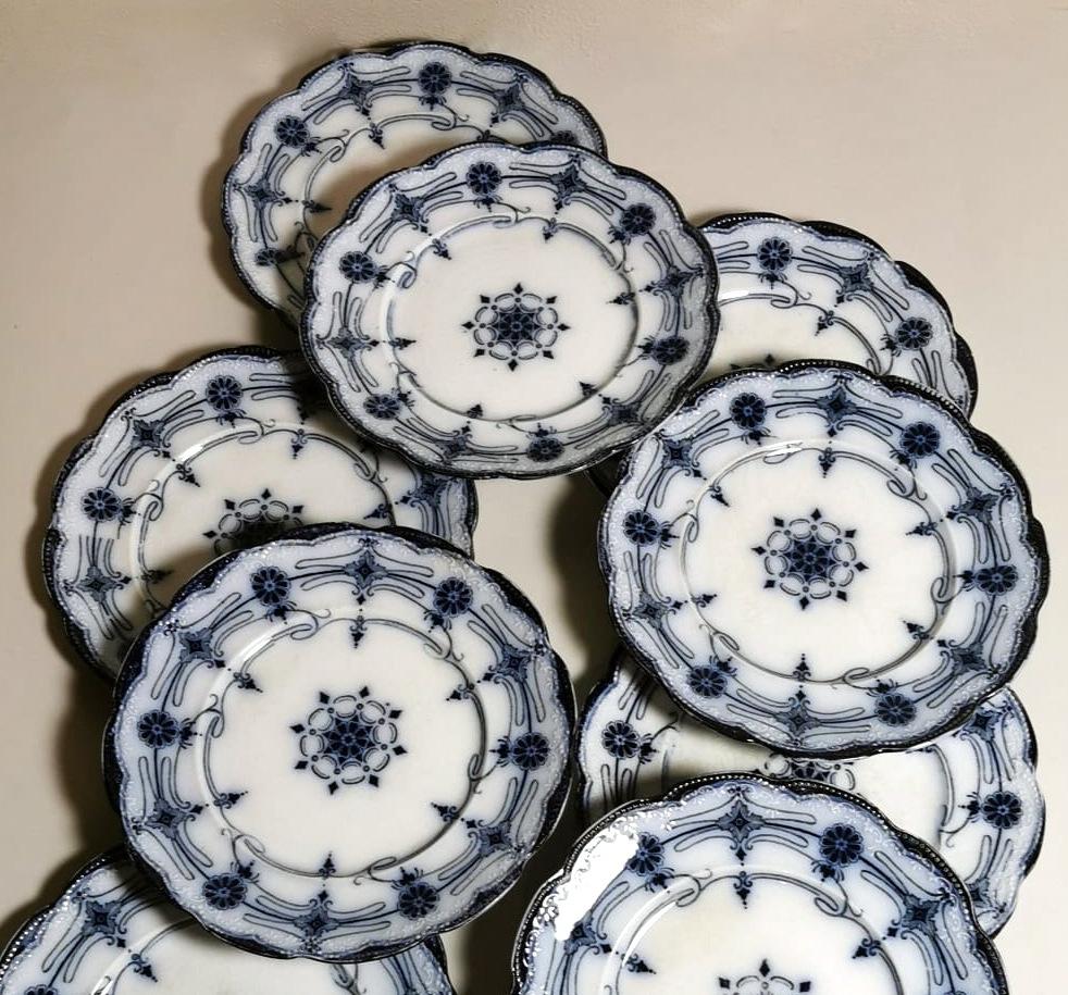 porcelaine anglaise bleue wedgwood