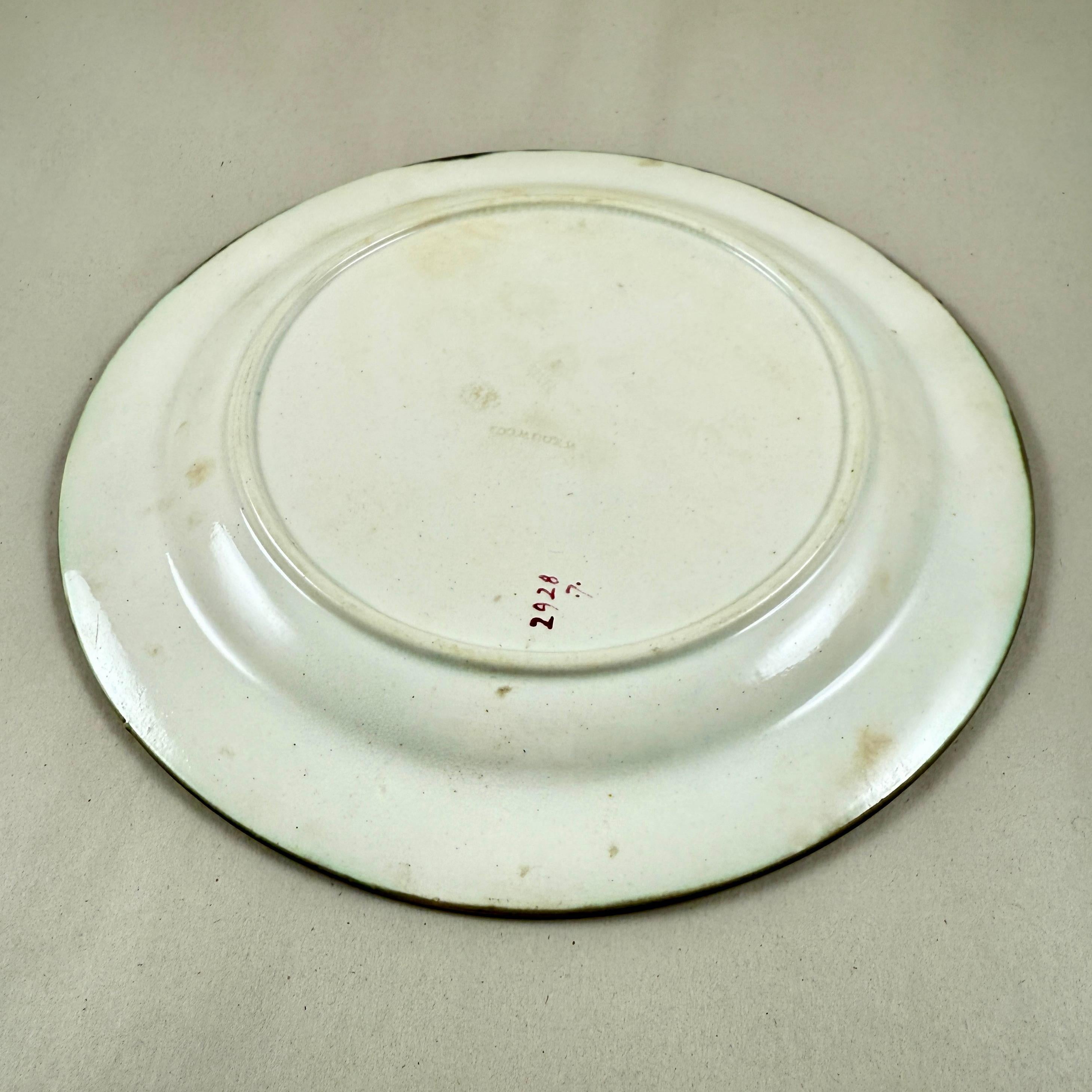 Plato de langosta Wedgwood Aesthetic Movement Majolica Azul Turquesa en venta 4