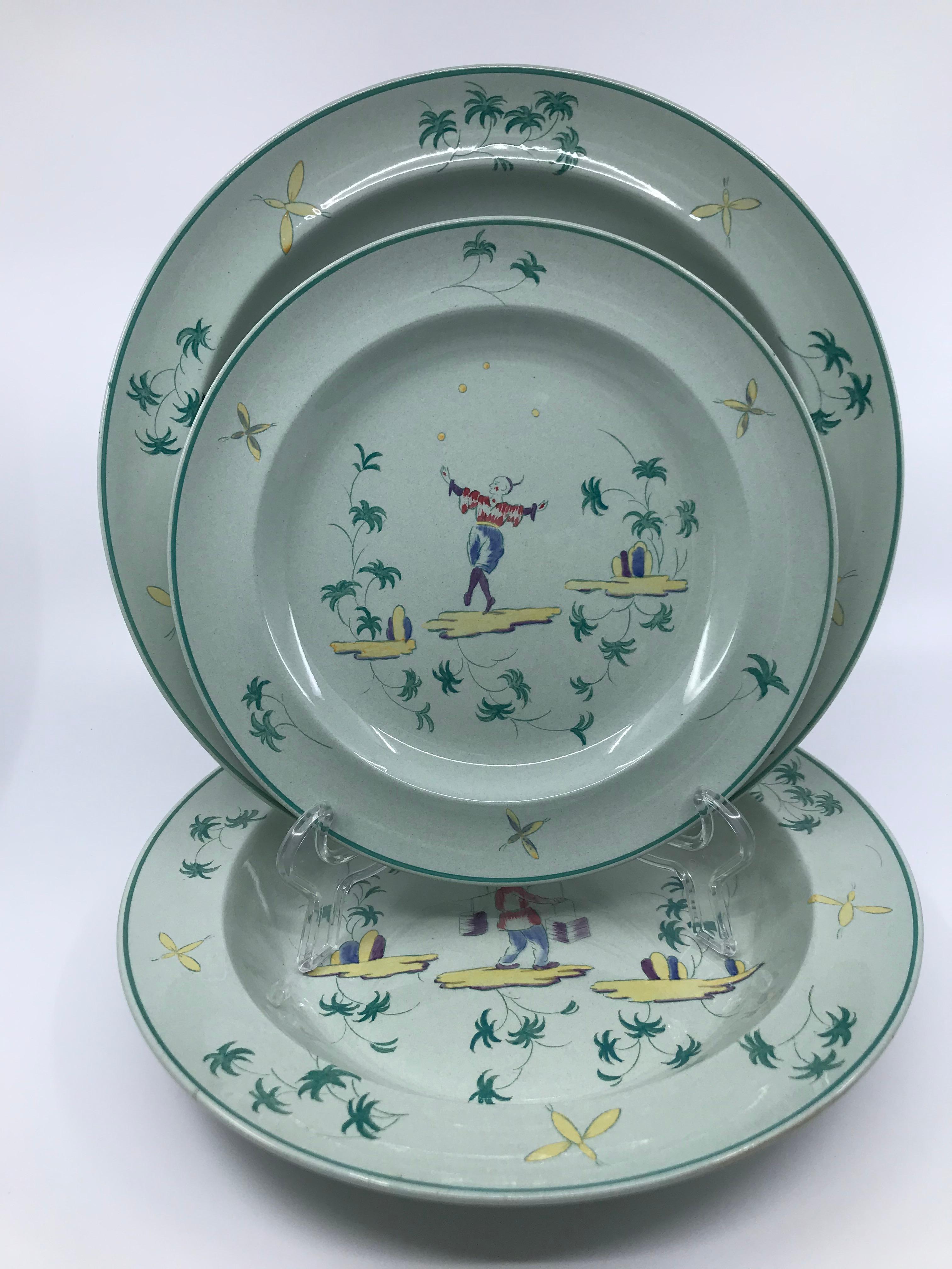 Inglese Piatti da portata Wedgwood Apprey Celadon in vendita